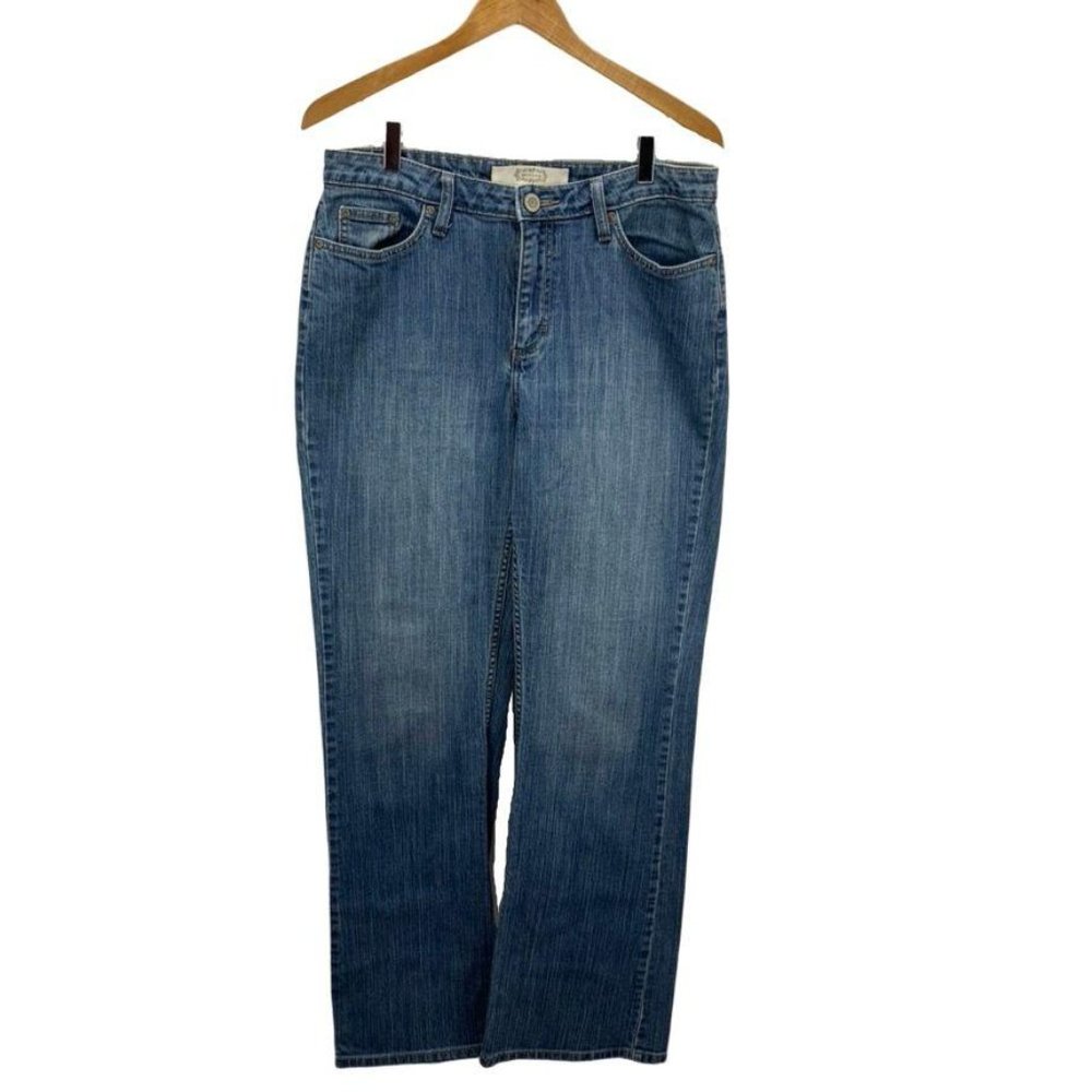 Merona Blue Jeans Midrise Medium Wash Straight Leg